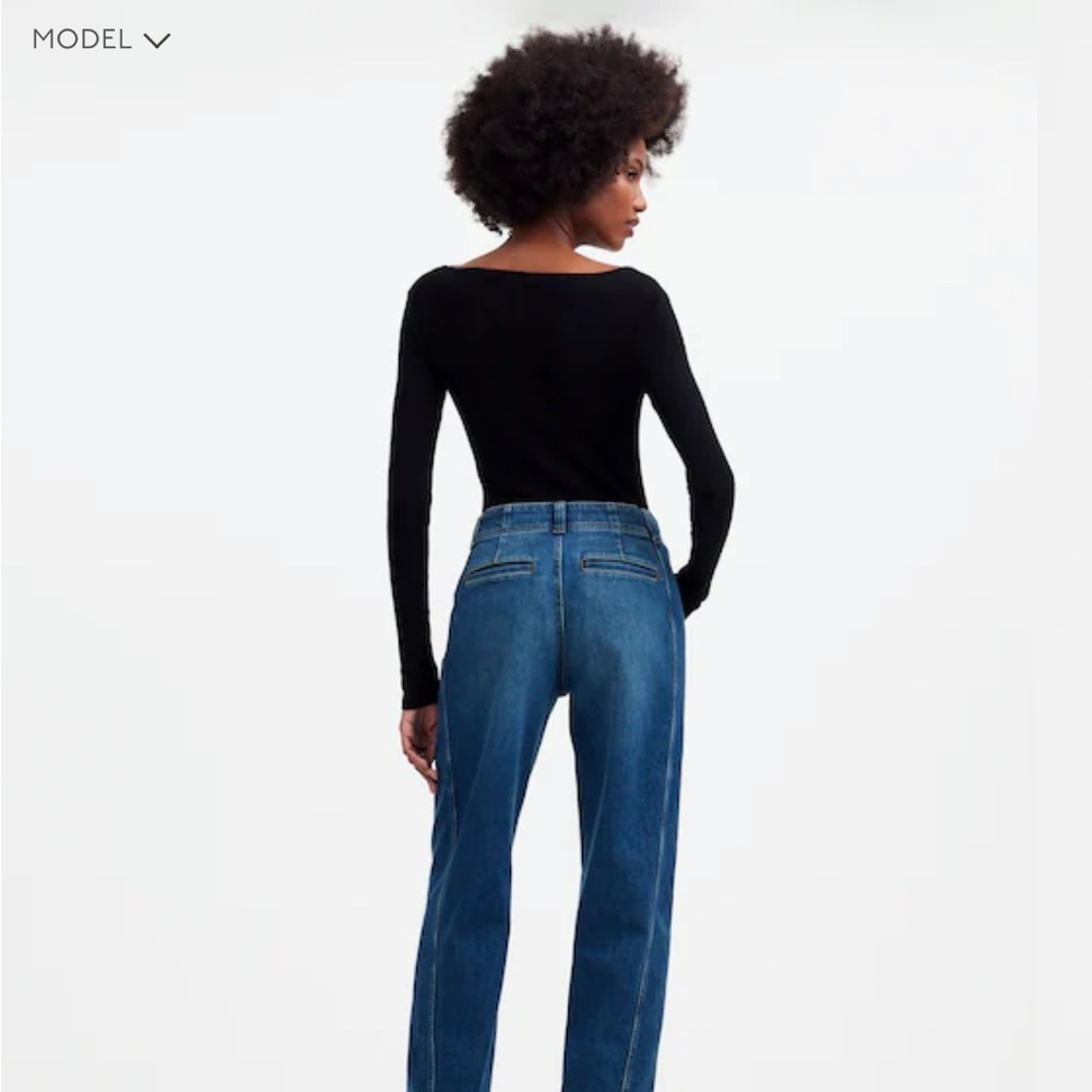 Madewell Tapered Denim Trousers in Calvert Wash - Picture 4 of 12